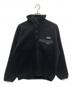 Patagoniaパタゴニア）の古着「メンズ・シンチラ・スナップT・プルオーバー」｜ブラック