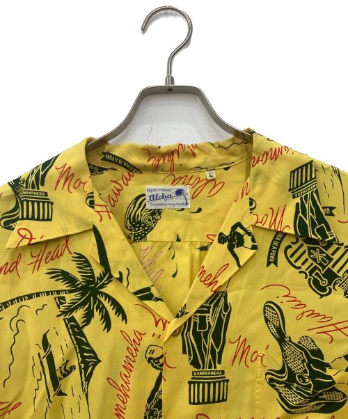 Sun Surf SPECIAL EDITION（サンサーフ・スペシャルエディション）SUN SURF SPECIAL EDITION (サンサーフ・スペシャルエディション) HISTORICAL EVIDENCE 洋柄 アロハシャツ イエロー サイズ:Ｌの古着・服飾アイテム