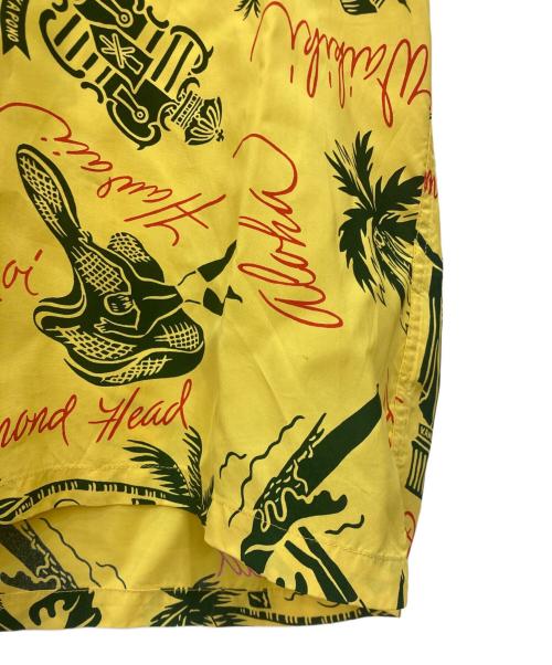 Sun Surf SPECIAL EDITION（サンサーフ・スペシャルエディション）SUN SURF SPECIAL EDITION (サンサーフ・スペシャルエディション) HISTORICAL EVIDENCE 洋柄 アロハシャツ イエロー サイズ:Ｌの古着・服飾アイテム