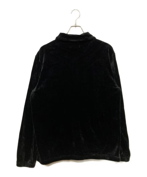 X-LARGE（エクストララージ）X-LARGE (エクストララージ) ベロアジャケット ブラック サイズ:Mの古着・服飾アイテム