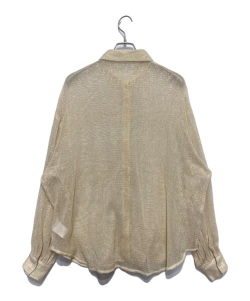 Sea Room lynn（シールームリン）Sea Room Lynn (シールームリン) Cotton Mesh ルーズシャツ ベージュ サイズ:FREEの古着・服飾アイテム