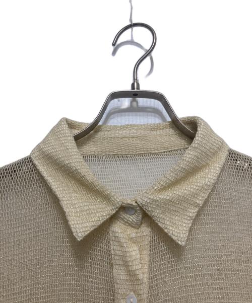 Sea Room lynn（シールームリン）Sea Room Lynn (シールームリン) Cotton Mesh ルーズシャツ ベージュ サイズ:FREEの古着・服飾アイテム