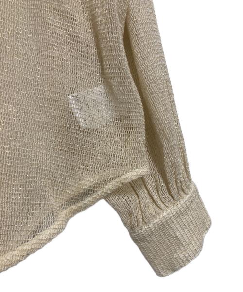 Sea Room lynn（シールームリン）Sea Room Lynn (シールームリン) Cotton Mesh ルーズシャツ ベージュ サイズ:FREEの古着・服飾アイテム