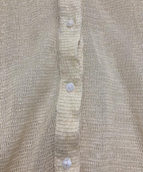 Sea Room lynn（シールームリン）Sea Room Lynn (シールームリン) Cotton Mesh ルーズシャツ ベージュ サイズ:FREEの古着・服飾アイテム