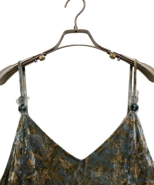 KUOSE（クオセ）kuose (クオセ) ベルベッドワンピース ブルー サイズ:M 未使用品の古着・服飾アイテム