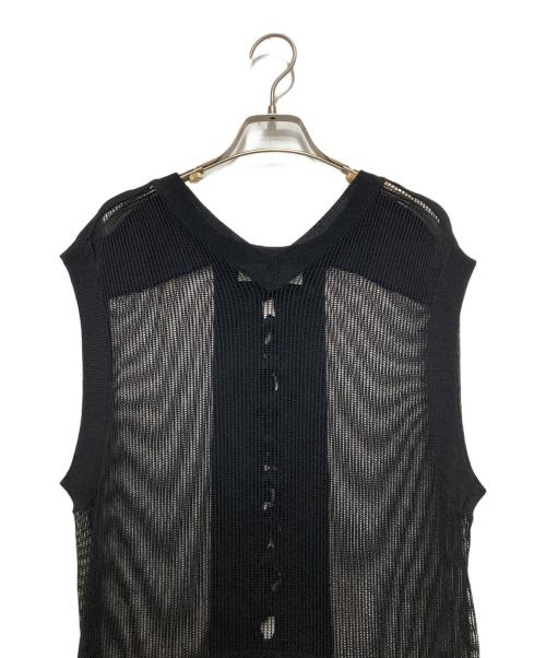 TOGA ARCHIVES（トーガアーカイブス）TOGA ARCHIVES (トーガアーカイブス) Fringe knit dress ブラック サイズ:Sの古着・服飾アイテム