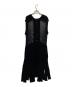 TOGA ARCHIVES (トーガアーカイブス) Fringe knit dress ブラック サイズ:S：10000円
