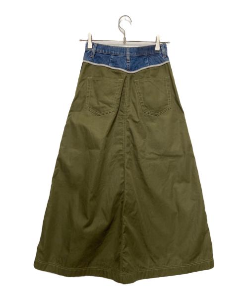 DIESEL（ディーゼル）DIESEL (ディーゼル) Ｏ-ＬＩＡ-ＬＯＮＧ スカート グリーン サイズ:24の古着・服飾アイテム
