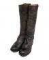 YOHJI YAMAMOTO（ヨウジヤマモト）の古着「ASYMMETRIC TALL BOOT」｜ブラウン
