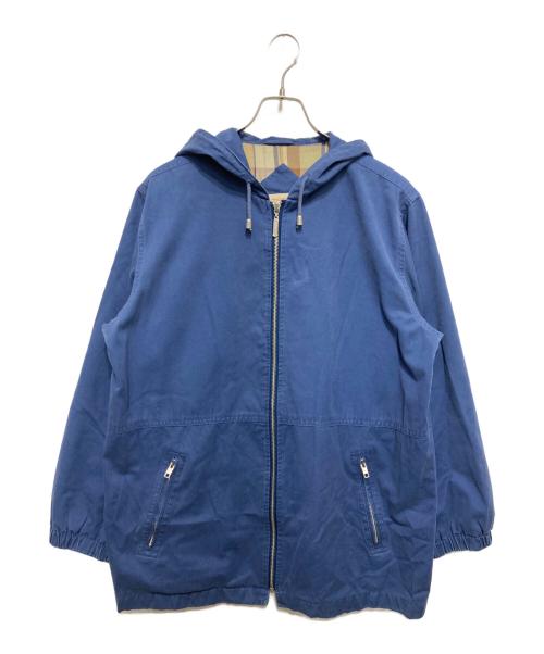 ST JOHN'S BAY（セントジョンズベイ）ST JOHN'S BAY (セントジョンズベイ) フーデッドジャケット ブルー サイズ:Mの古着・服飾アイテム