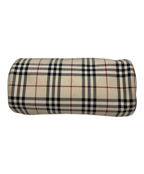 BURBERRY（バーバリー）BURBERRY (バーバリー) ノヴァチェックミニボストンバッグ ベージュの古着・服飾アイテム