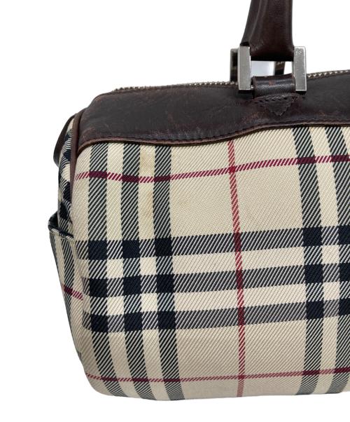 BURBERRY（バーバリー）BURBERRY (バーバリー) ノヴァチェックミニボストンバッグ ベージュの古着・服飾アイテム