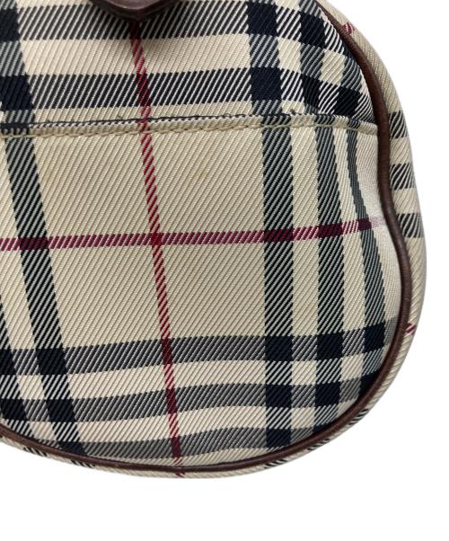 BURBERRY（バーバリー）BURBERRY (バーバリー) ノヴァチェックミニボストンバッグ ベージュの古着・服飾アイテム