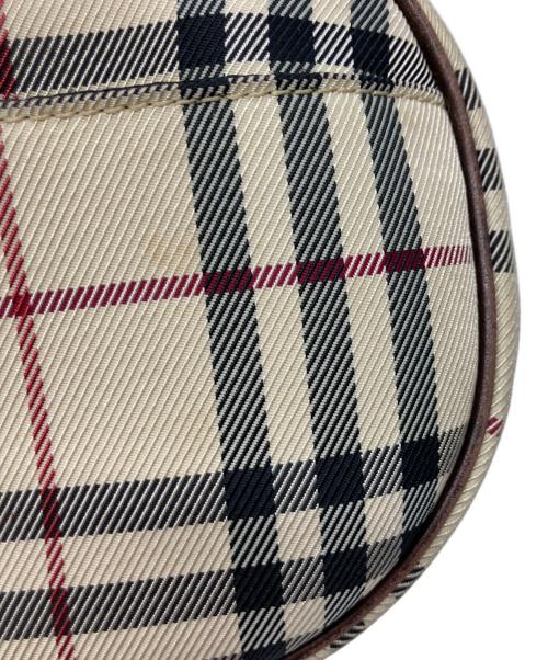 BURBERRY（バーバリー）BURBERRY (バーバリー) ノヴァチェックミニボストンバッグ ベージュの古着・服飾アイテム