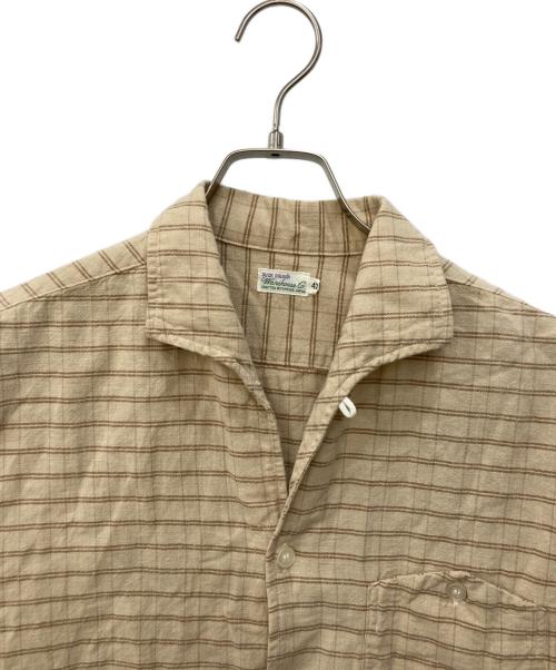 WAREHOUSE（ウエアハウス）WAREHOUSE (ウエアハウス) 開襟シャツ ベージュ サイズ:SIZE 42の古着・服飾アイテム