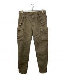 POLO RALPH LAUREN（ポロ・ラルフローレン）の古着「サドルパッチカーゴトラウザー」｜カーキ