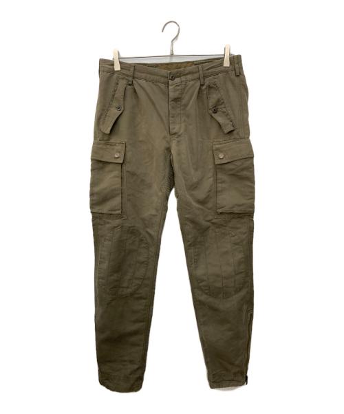 POLO RALPH LAUREN（ポロ・ラルフローレン）POLO RALPH LAUREN (ポロ・ラルフローレン) サドルパッチカーゴトラウザー カーキ サイズ:SIZE 32の古着・服飾アイテム