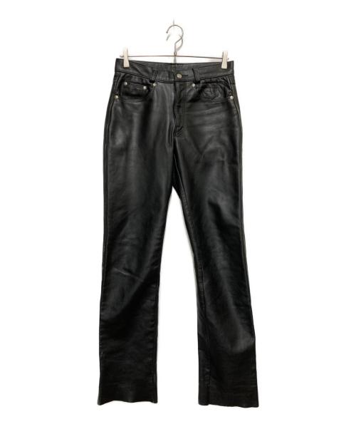 Schott（ショット）Schott (ショット) LEATHER PANT ブラック サイズ:30の古着・服飾アイテム