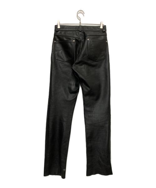 Schott（ショット）Schott (ショット) LEATHER PANT ブラック サイズ:30の古着・服飾アイテム