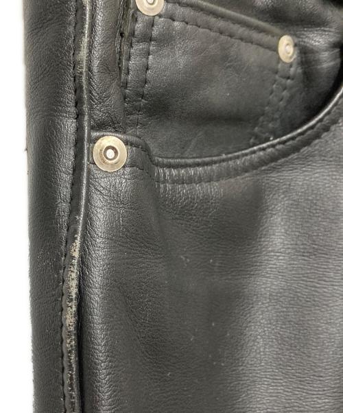 Schott（ショット）Schott (ショット) LEATHER PANT ブラック サイズ:30の古着・服飾アイテム