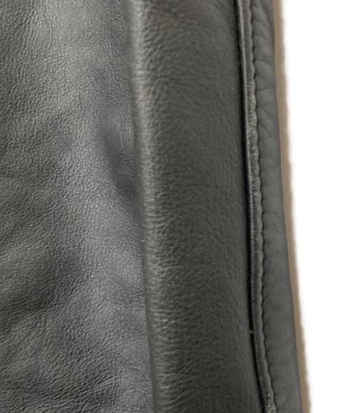 Schott（ショット）Schott (ショット) LEATHER PANT ブラック サイズ:30の古着・服飾アイテム