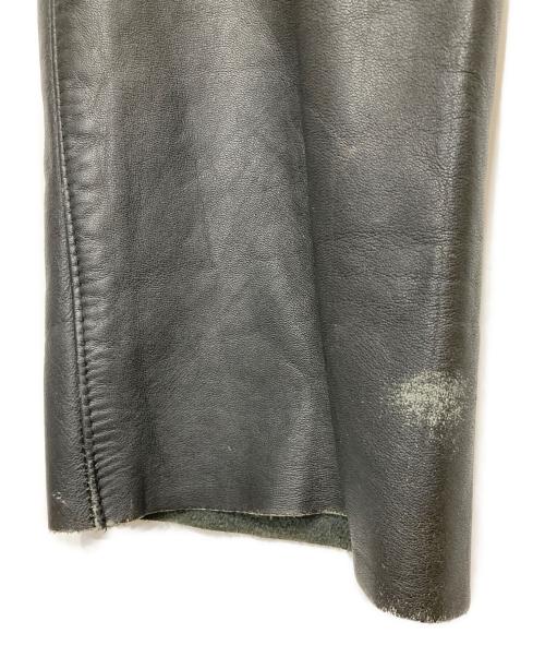 Schott（ショット）Schott (ショット) LEATHER PANT ブラック サイズ:30の古着・服飾アイテム