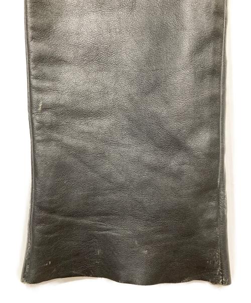 Schott（ショット）Schott (ショット) LEATHER PANT ブラック サイズ:30の古着・服飾アイテム