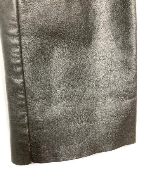 Schott（ショット）Schott (ショット) LEATHER PANT ブラック サイズ:30の古着・服飾アイテム
