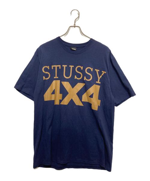 stussy（ステューシー）stussy (ステューシー) プリントTシャツ ネイビー サイズ:Lの古着・服飾アイテム