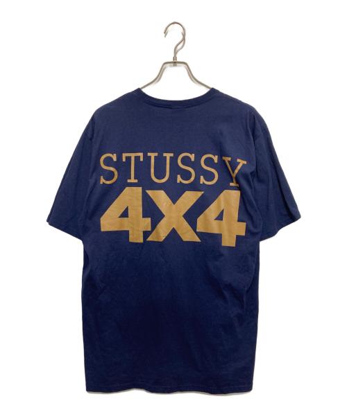 stussy（ステューシー）stussy (ステューシー) プリントTシャツ ネイビー サイズ:Lの古着・服飾アイテム