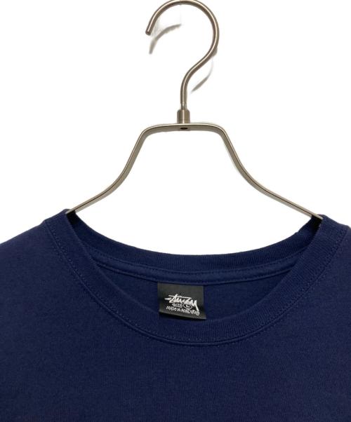 stussy（ステューシー）stussy (ステューシー) プリントTシャツ ネイビー サイズ:Lの古着・服飾アイテム