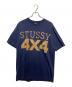 stussy（ステューシー）の古着「プリントTシャツ」｜ネイビー