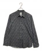 PAUL SMITHポールスミス）の古着「総柄シャツ」｜ブラック