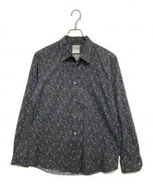 PAUL SMITH（ポールスミス）の古着「総柄シャツ」｜ブラック