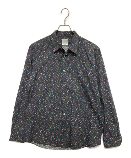PAUL SMITH（ポールスミス）PAUL SMITH (ポールスミス) 総柄シャツ ブラック サイズ:Lの古着・服飾アイテム