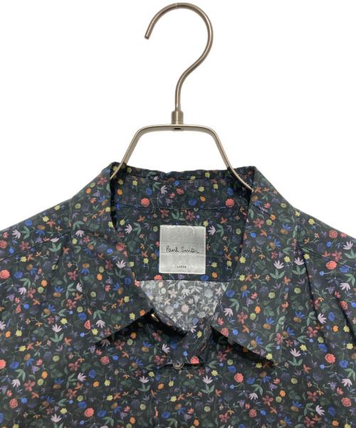 PAUL SMITH（ポールスミス）PAUL SMITH (ポールスミス) 総柄シャツ ブラック サイズ:Lの古着・服飾アイテム
