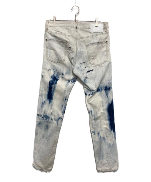 DSQUARED2（ディースクエアード）DSQUARED2 (ディースクエアード) COCONUT REGULAR FIT JEANS ブルー サイズ:SIZE 48の古着・服飾アイテム
