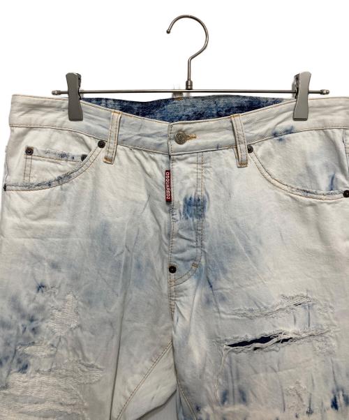 DSQUARED2（ディースクエアード）DSQUARED2 (ディースクエアード) COCONUT REGULAR FIT JEANS ブルー サイズ:SIZE 48の古着・服飾アイテム