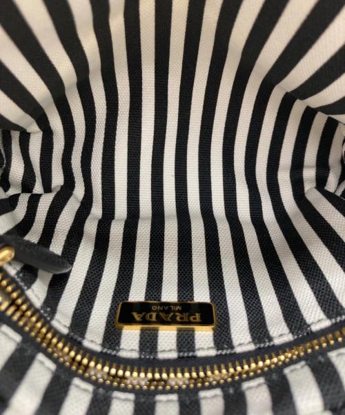 PRADA（プラダ）PRADA (プラダ) カナパロゴポーチ ネイビーの古着・服飾アイテム