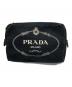 PRADA（プラダ）の古着「カナパロゴポーチ」｜ネイビー