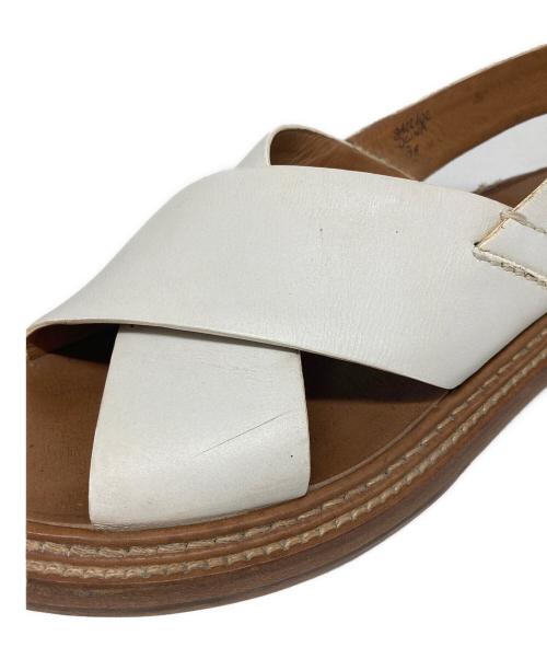 CHURCH'S（チャーチ）CHURCH'S (チャーチ) OLINA クロスストラップサンダル ホワイト サイズ:36の古着・服飾アイテム
