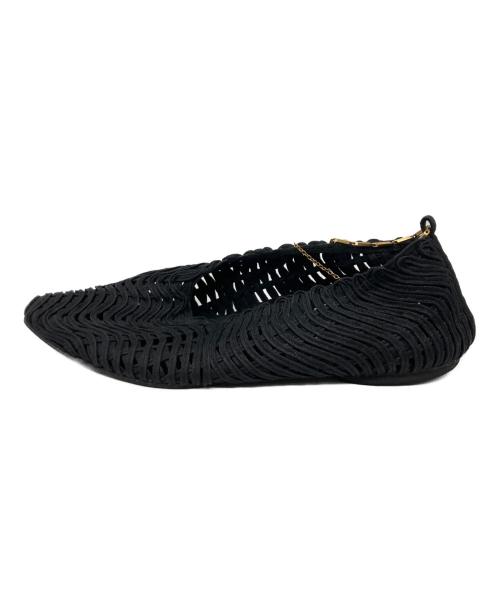 STELLA McCARTNEY（ステラマッカートニー）STELLA McCARTNEY (ステラマッカートニー) ウーブンバレエフラットシューズ ブラック サイズ:不明の古着・服飾アイテム