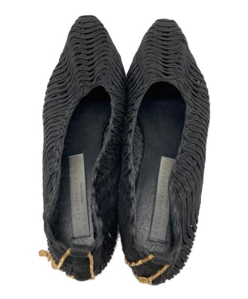 STELLA McCARTNEY（ステラマッカートニー）STELLA McCARTNEY (ステラマッカートニー) ウーブンバレエフラットシューズ ブラック サイズ:不明の古着・服飾アイテム