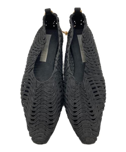 STELLA McCARTNEY（ステラマッカートニー）STELLA McCARTNEY (ステラマッカートニー) ウーブンバレエフラットシューズ ブラック サイズ:不明の古着・服飾アイテム