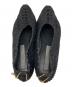 中古・古着 STELLA McCARTNEY (ステラマッカートニー) ウーブンバレエフラットシューズ ブラック サイズ:不明：5000円