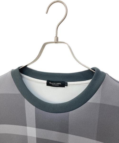 BLACK LABEL CRESTBRIDGE（ブラックレーベル クレストブリッジ）BLACK LABEL CRESTBRIDGE (ブラックレーベル クレストブリッジ) ボンディングチェックスポケットウェット グレー サイズ:Ｌの古着・服飾アイテム