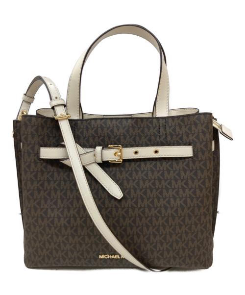 MICHAEL KORS（マイケル・コース）MICHAEL KORS (マイケル・コース) 2WAYバッグ ブラウンの古着・服飾アイテム