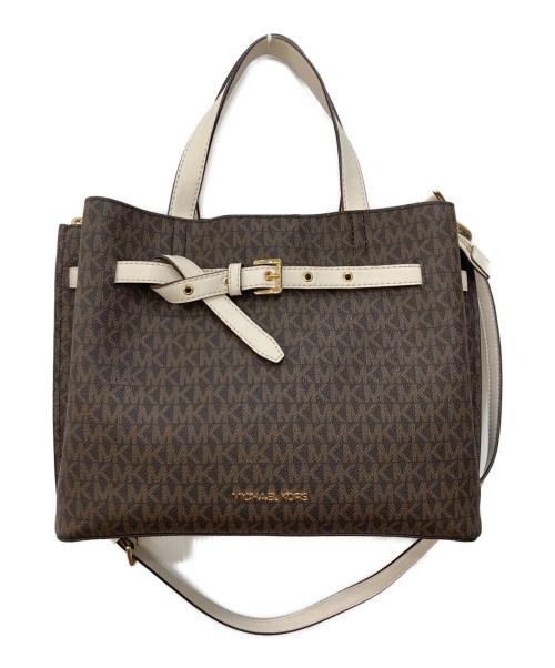 MICHAEL KORS（マイケル・コース）MICHAEL KORS (マイケル・コース) 2WAYバッグ ブラウンの古着・服飾アイテム