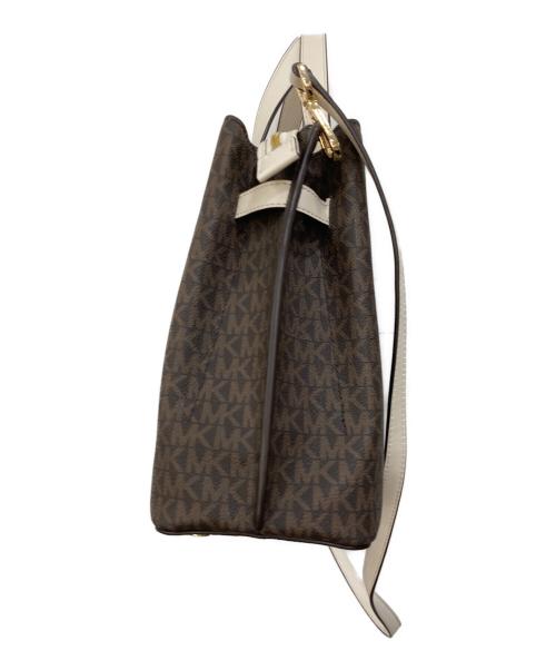 MICHAEL KORS（マイケル・コース）MICHAEL KORS (マイケル・コース) 2WAYバッグ ブラウンの古着・服飾アイテム