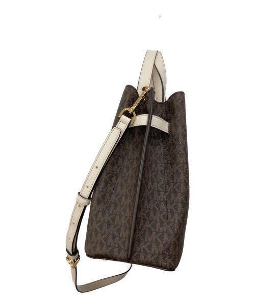 MICHAEL KORS（マイケル・コース）MICHAEL KORS (マイケル・コース) 2WAYバッグ ブラウンの古着・服飾アイテム